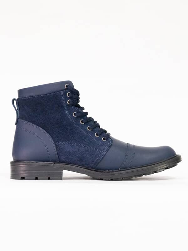 Botas en gamuza azules