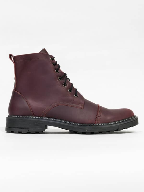 Botas rojo hombre Oferta