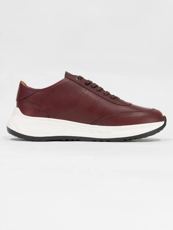 Tenis en cuero rojos