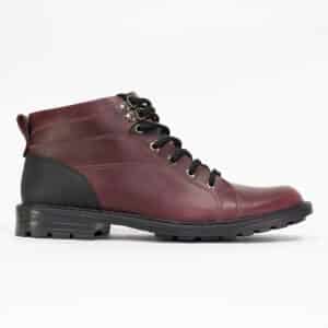 Botas negras con rojo
