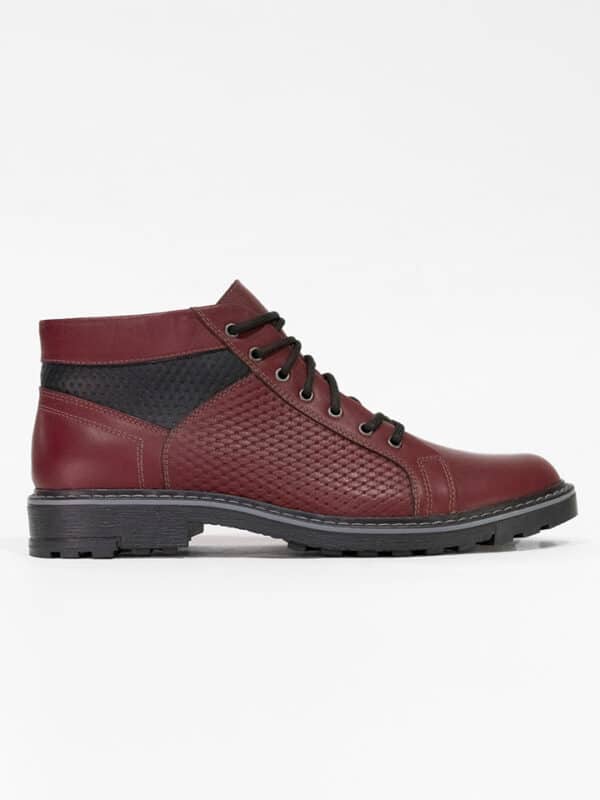 Botas color rojo para hombre oferta